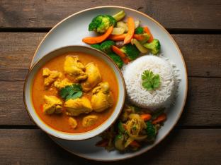 Chicken Curry with Rice [16 oz]