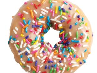 Glazed Confetti Donut