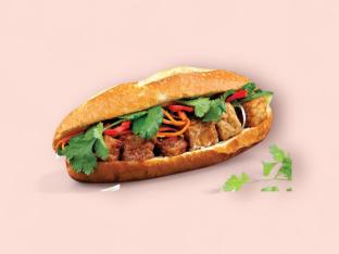 Soy Tofu Banh Mi Meal with Fries [Large]