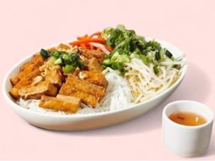 Sweet Dark Soy Tofu Vermicelli Bowl