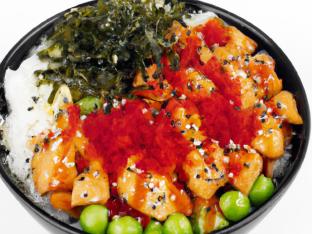 Chicken Volcano Bowl with Rice