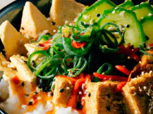 Tofu Crunch Bowl with Rice