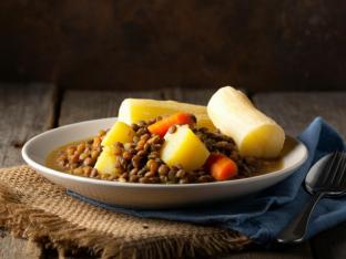 Colombian Lentil Stew with Yucca Colombian Lentil Stew with Yucca