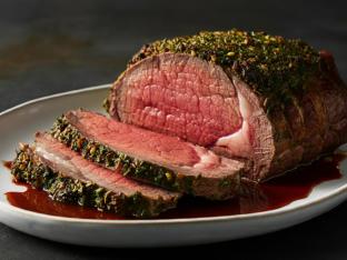 Herb-crusted Prime Rib with Jus