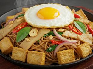 Pad Kee Mao with Tofu