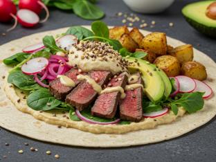 Gluten Free Steak Vitality Wrap Gluten Free Steak Vitality Wrap
