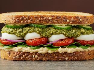 Gluten Free Garden Veggie Sandwich Gluten Free Garden Veggie Sandwich