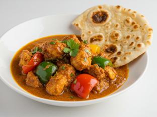 Kadai Murgh with Naan [Small]