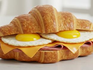 Croissant Sandwich with Ham