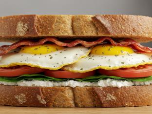 Gluten-Free Bacon Breakfast Sandwich