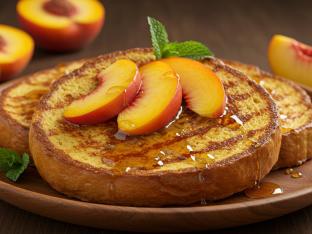 Brown Sugar Peach French Toast
