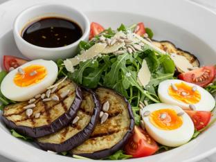 Eggplant and Arugula Salad