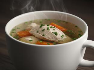 Homemade Chicken Soup Cup