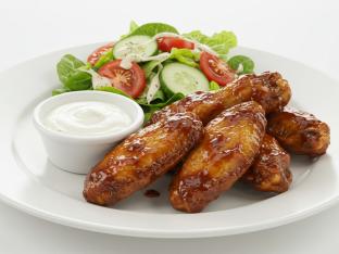 BBQ Chicken Wings Boxed Meal [Small]