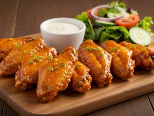 Habanero Chicken Wings Boxed Meal [Large]