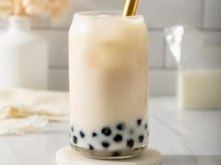 0% - Premium Jasmine Milk Tea with Boba