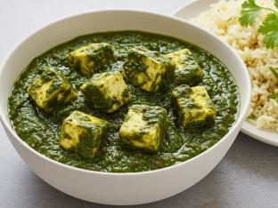 Paneer Saag with Rice [Small]