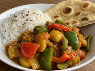 Vegan Kadai Sabzi Meal [Large]