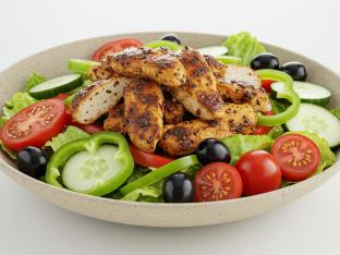 Garden Salad with Jerk Turkey Boxed Meal