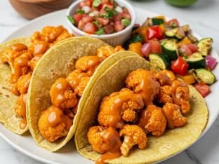 Gluten Free Buffalo Cauliflower Tacos Boxed Meal Gluten Free Buffalo Cauliflower Tacos Boxed Meal
