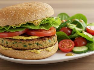 Vegan Veggie Burger Boxed Meal