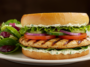 Lemon Garlic Chicken Sandwich Boxed Meal
