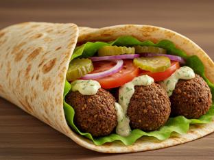 Falafel Wrap Falafel Wrap