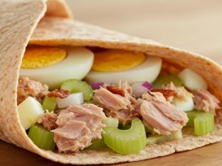 Tuna Salad Wheat Tortilla Wrap