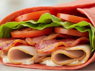 TBLT Tomato Tortilla Wrap