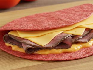 Roast Beef Tomato Tortilla Wrap