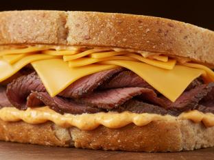 Roast Beef Whole Wheat Sandwich