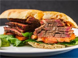 Deluxe Smoked Brisket Sandwich