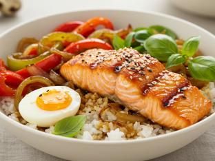 Teriyaki Salmon Rice Bowl Teriyaki Salmon Rice Bowl