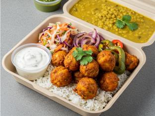 Chola Rice Bowl | Grilled Onions & Peppers - Spicy Cabbage Slaw | Cool - Hot Chola Rice Bowl | Grilled Onions & Peppers - Spicy Cabbage Slaw | Cool - Hot