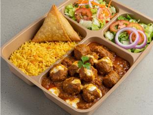 Lamb | Salad | Samosa Lamb | Salad | Samosa