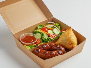 Kabob | Salad | Samosa Kabob | Salad | Samosa