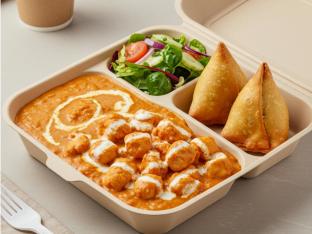 Chicken Tikka Masala | Salad | Samosa Chicken Tikka Masala | Salad | Samosa