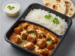 Lamb | White Basmati Rice | Plain Naan Lamb | White Basmati Rice | Plain Naan