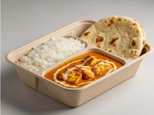 Palak Paneer | White Basmati Rice | Plain Naan Palak Paneer | White Basmati Rice | Plain Naan