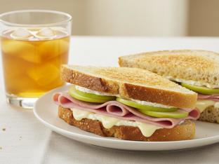 Ham, Brie and Apple Tea Sandwich Ham, Brie and Apple Tea Sandwich
