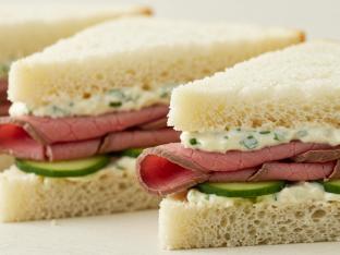 Roast Beef Horseradish Tea Sandwich Roast Beef Horseradish Tea Sandwich