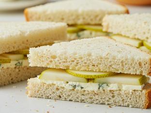 Pear and Stilton Tea Sandwich Pear and Stilton Tea Sandwich