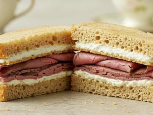 Gluten Free Roast Beef Horseradish Tea Sandwich Gluten Free Roast Beef Horseradish Tea Sandwich