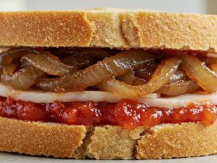 Gluten Free Caramelized Onion Tea Sandwich Gluten Free Caramelized Onion Tea Sandwich