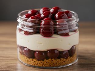 Cherry Cheescake in a Jar Cherry Cheescake in a Jar
