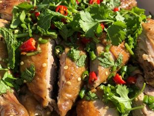 Roasted Chicken With Cilantro, Mint, & Chiles Roasted Chicken With Cilantro, Mint, & Chiles