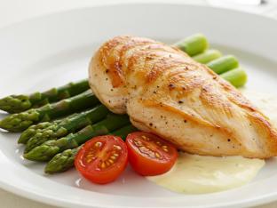 Chicken Sauté With Asparagus, Cherry Tomatoes, & Lemon Sauce Chicken Sauté With Asparagus, Cherry Tomatoes, & Lemon Sauce