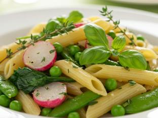 Vegan Pappardelle With Spring Vegetables Vegan Pappardelle With Spring Vegetables