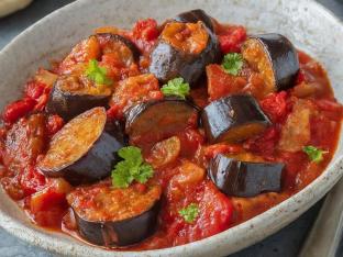 Sauteed Eggplant & Tomato Stew Sauteed Eggplant & Tomato Stew