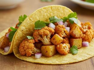 Roasted Cauliflower and Potato Taco Roasted Cauliflower and Potato Taco